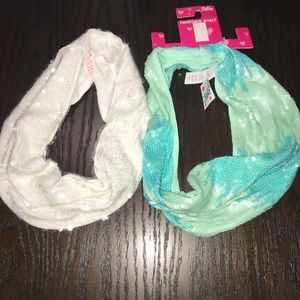 Brand new w/ tags Justice infinity necklace scarf